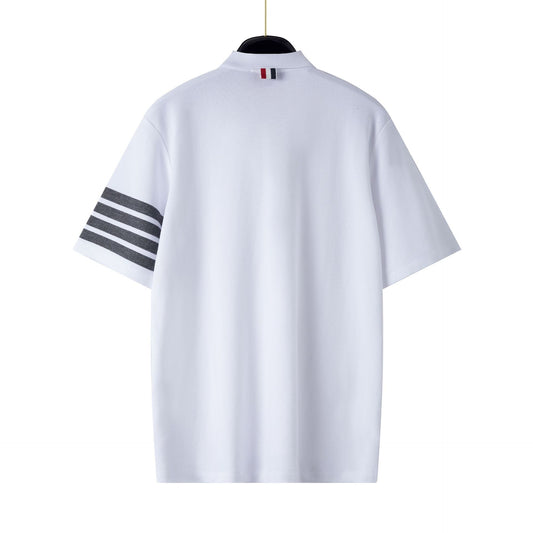Thom Browne Men Color Bars T-shirts