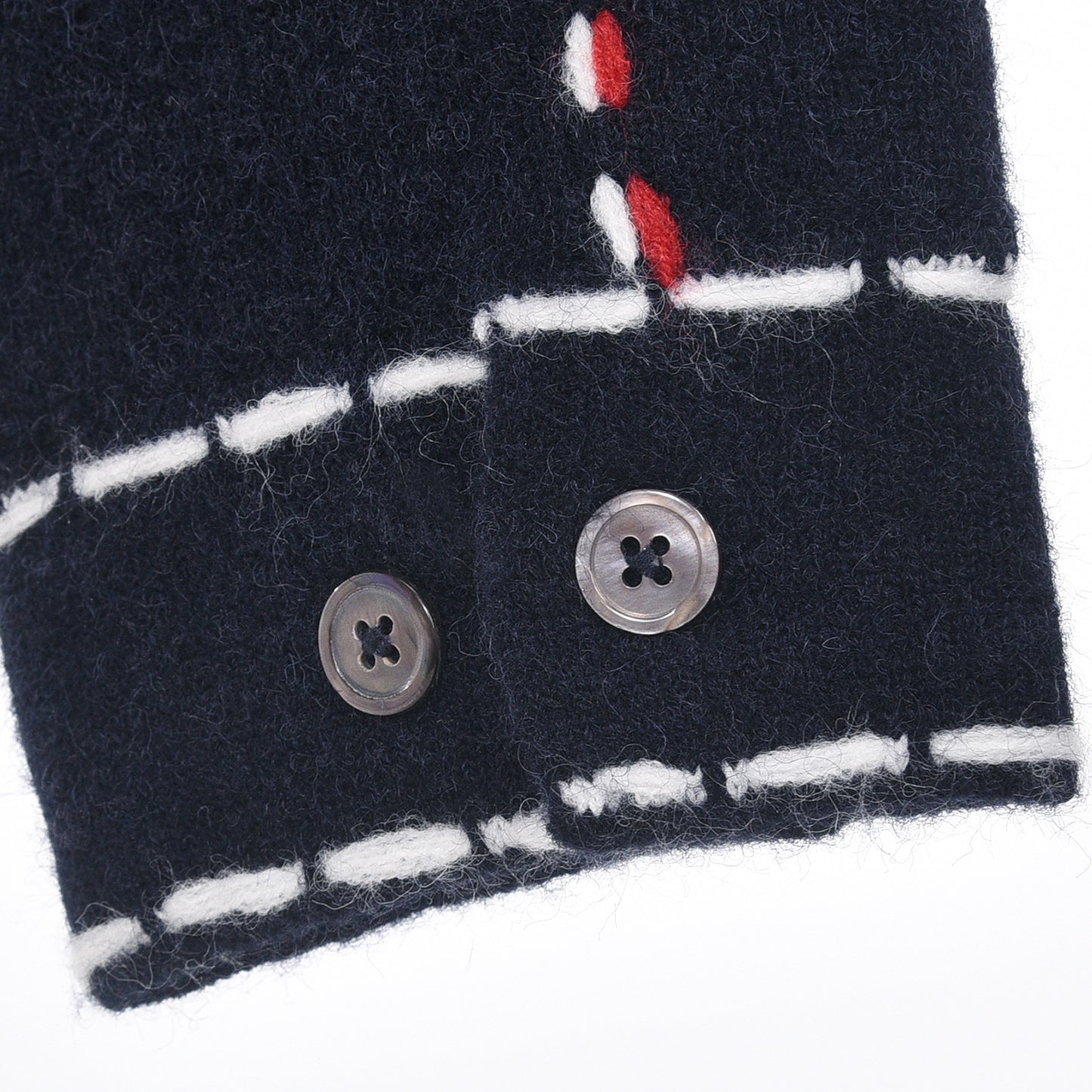 Thom Browne Men's Four-Bar Wool Coat