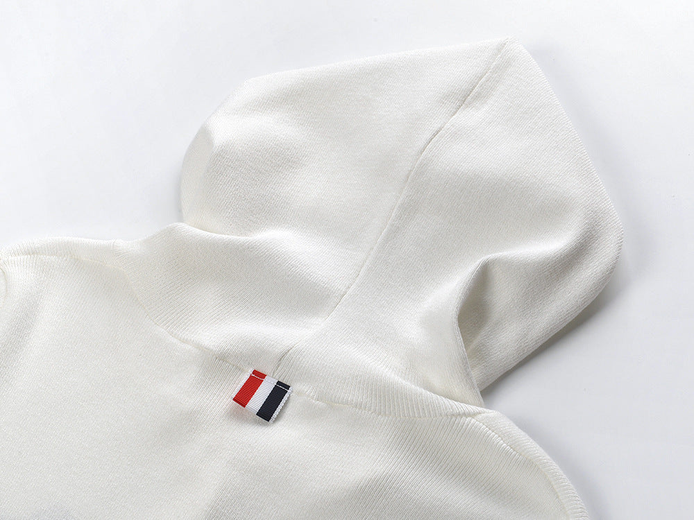 2025SS Wool Slim-fit Hooded Sweatshirt