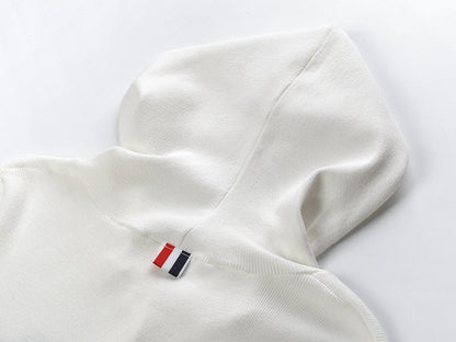 2025SS Wool Slim-fit Hooded Sweatshirt