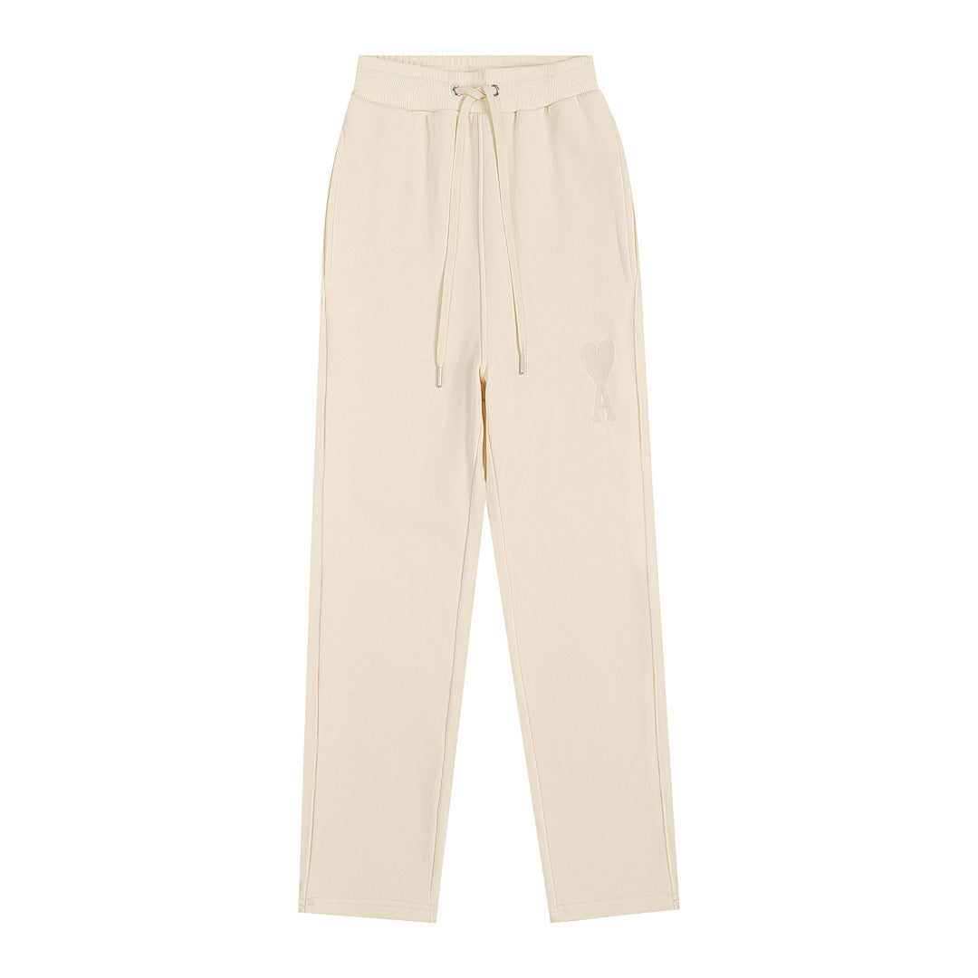 2026 AMI PARIS Straight leg sweatpants