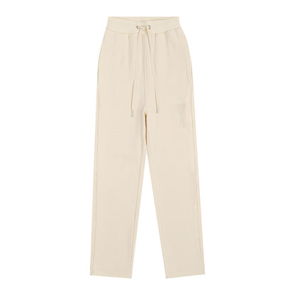 2026 AMI PARIS Straight leg sweatpants