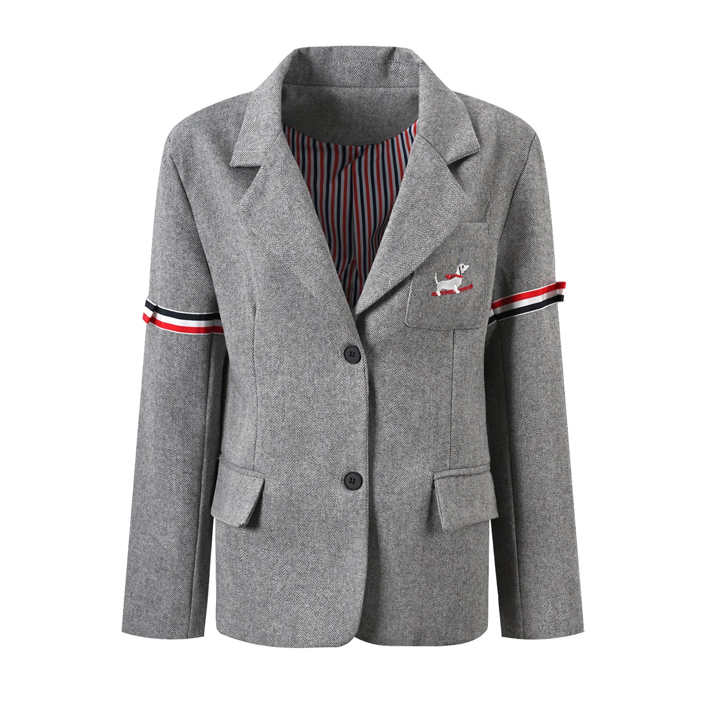 Thom Browne Women's Jacket and Skirt Set | Two-Piece Suit Ensemble