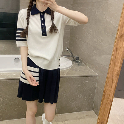 Thom Browne Short-sleeved POLO shirt