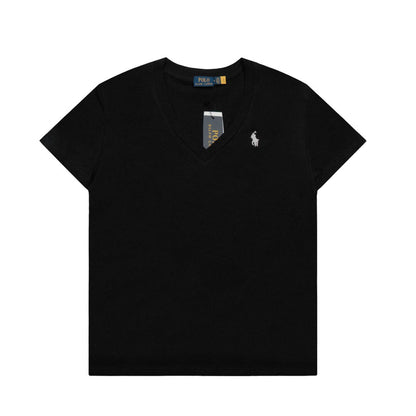 Ralph Lauren Women‘s Cotton V-neck T-shirt