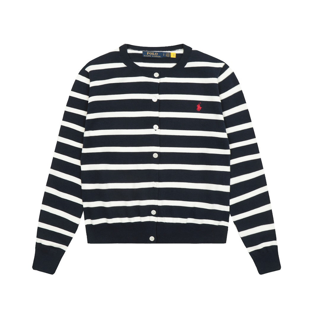 Ralph Lauren Women‘s Stripe Knit Cardigan