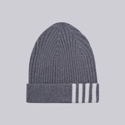 Unisex four-stripe knitted hat THOM TREND