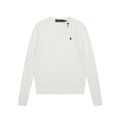 Ralph Lauren Women‘s Cable Knit Cotton Sweater