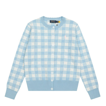 Ralph Lauren Women‘s Plaid Knit Cardigan