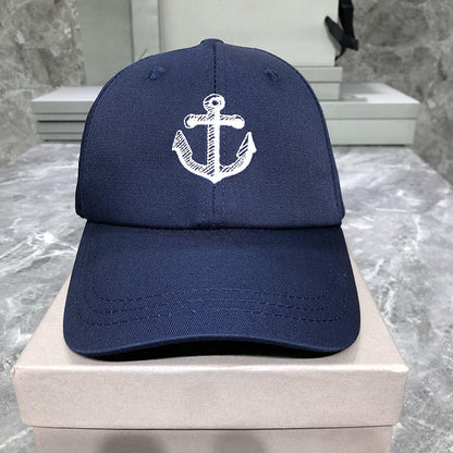 Anchor embroidered baseball cap THOM TREND