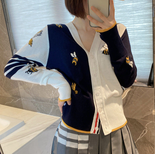 Women's new striped short sleeve（副本） THOM TREND