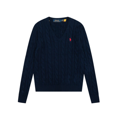 Ralph Lauren Women‘s Cable Knit Cotton Sweater