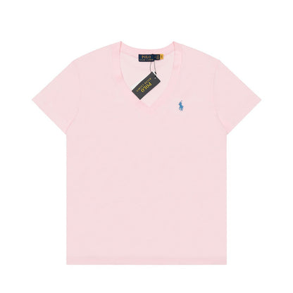 Ralph Lauren Women‘s Cotton V-neck T-shirt