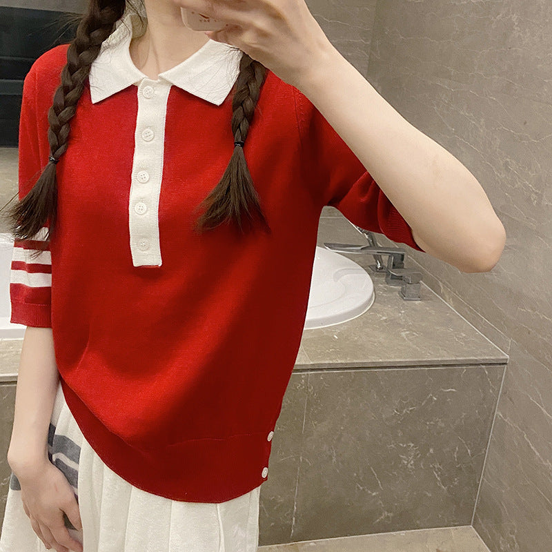 Thom Browne Short-sleeved POLO shirt