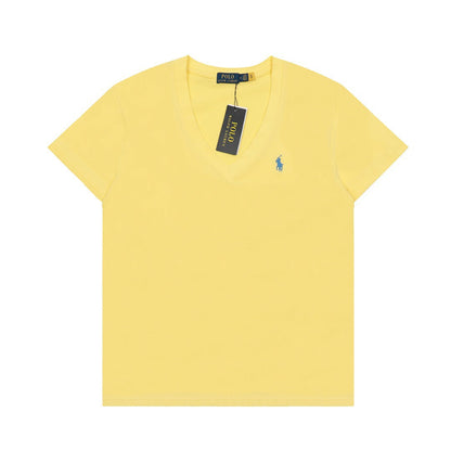 Ralph Lauren Women‘s Cotton V-neck T-shirt