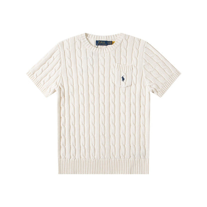 Ralph Lauren Women‘s Cable Knit T-shirt