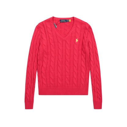 Ralph Lauren Women‘s Cable Knit Cotton Sweater