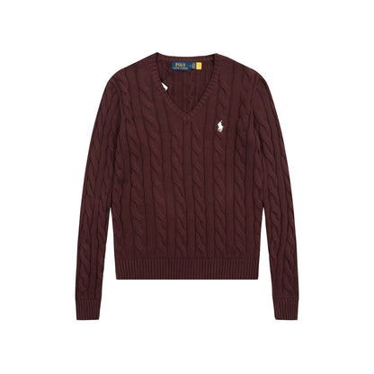 Ralph Lauren Women‘s Cable Knit Cotton Sweater