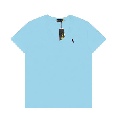 Ralph Lauren Women‘s Cotton V-neck T-shirt