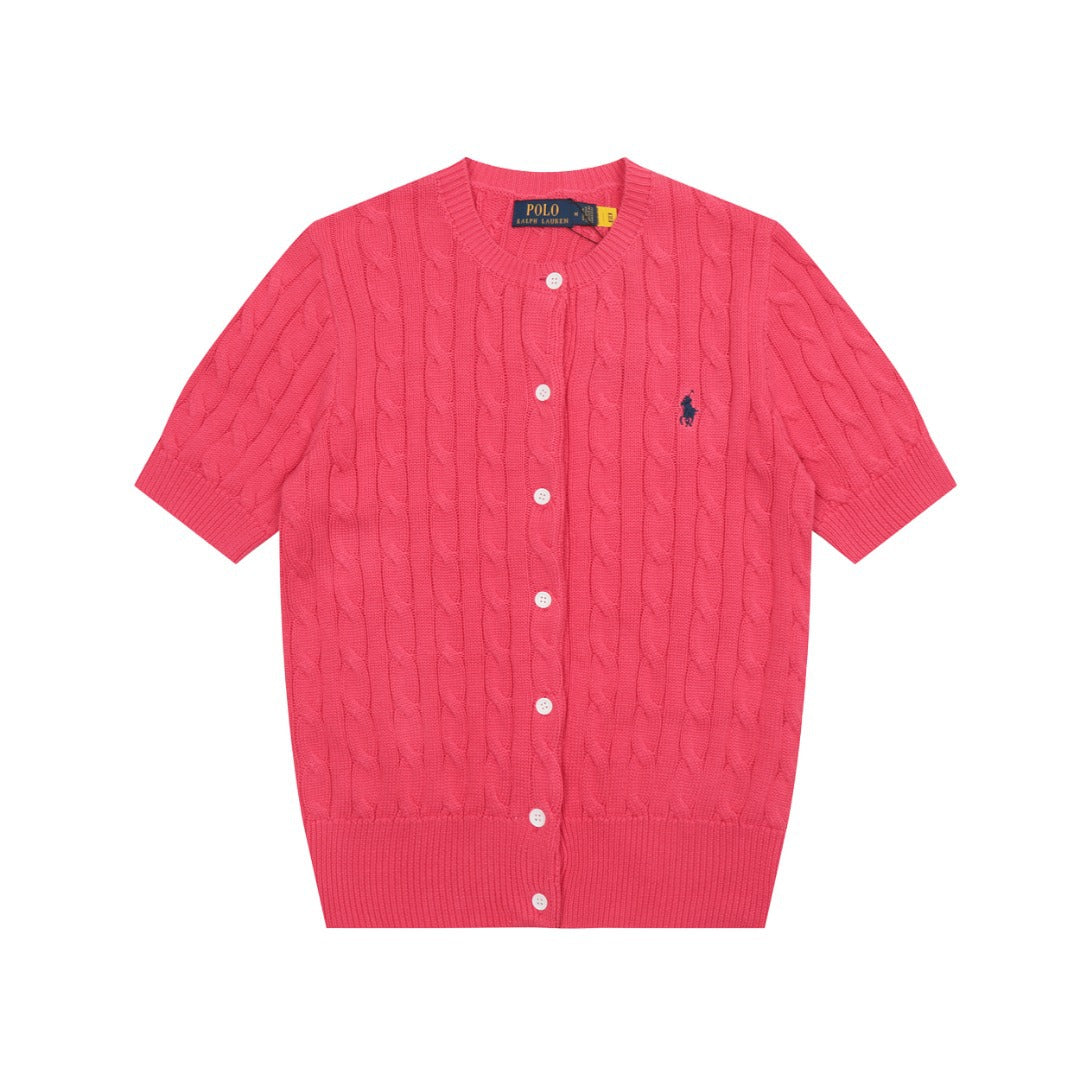 Ralph Lauren Women‘s Knit T-shirt Cardigan