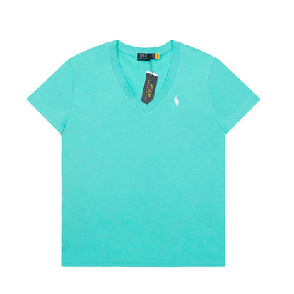 Ralph Lauren Women‘s Cotton V-neck T-shirt