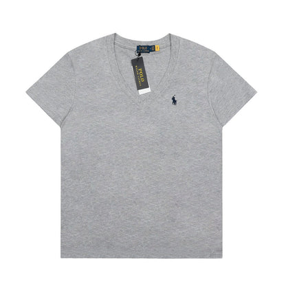 Ralph Lauren Women‘s Cotton V-neck T-shirt