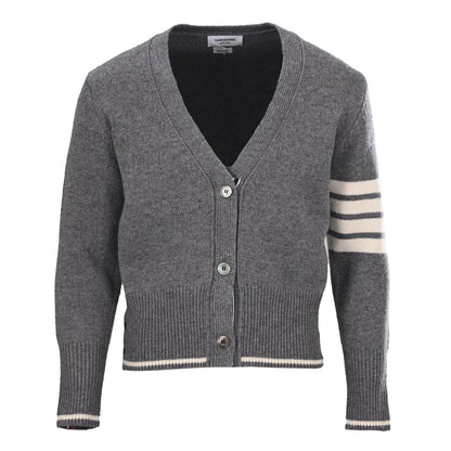 Thom Browne Four-Stripe Wool Cardigan