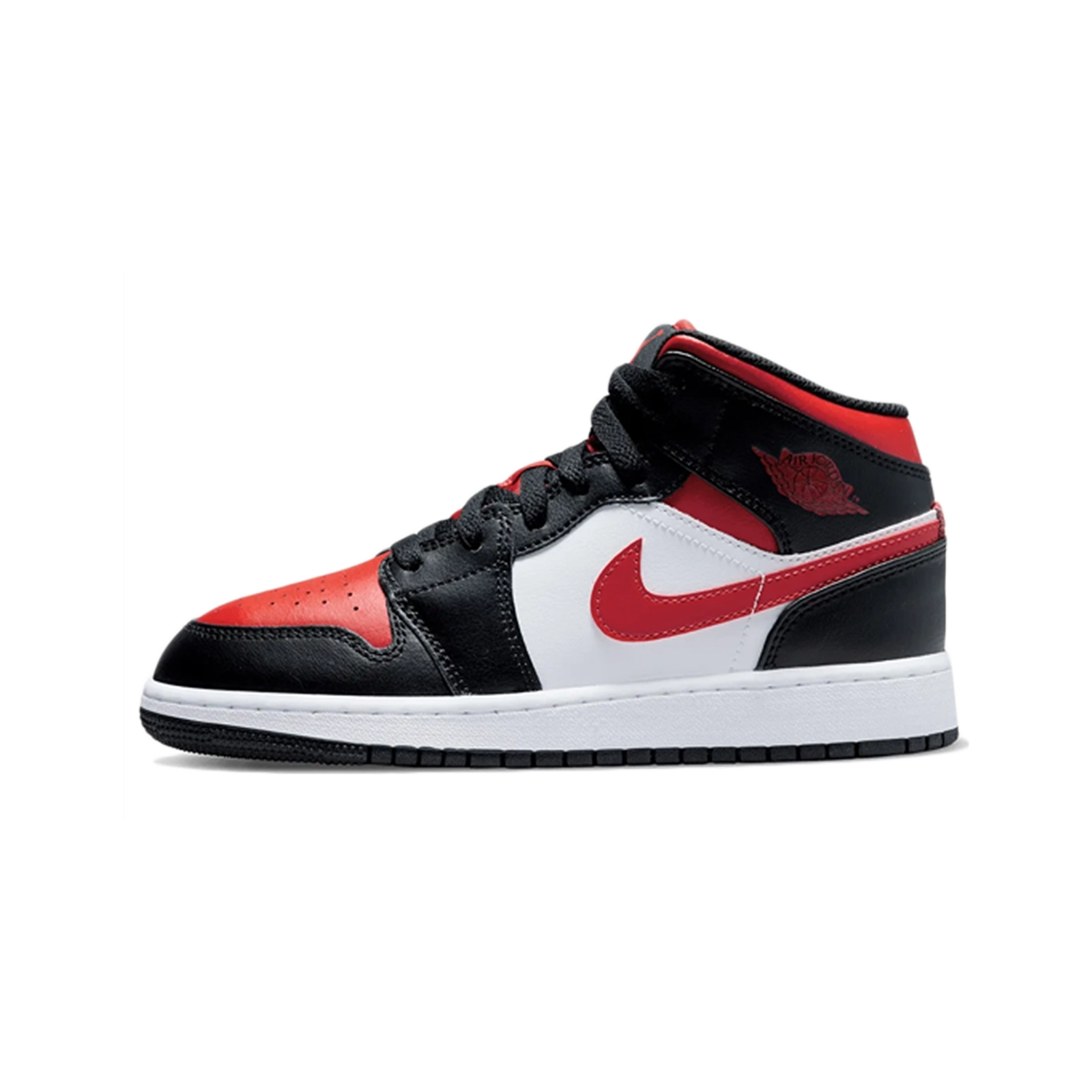 Air Jordan 1 Mid 'Alternate Bred Toe' - Alternate Bred Toe