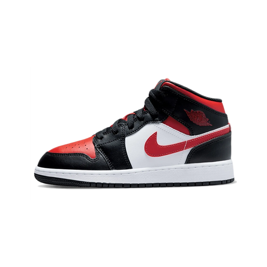 Air Jordan 1 Mid 'Alternate Bred Toe' - Alternate Bred Toe