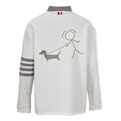 2026 Spring Summer Four-Bar Stripe Hoodie