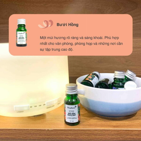Tinh Dầu Bưởi Hồng Grapefruit - Ảnh 2